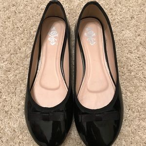 Xeyes black ballet flats women’s  7.5